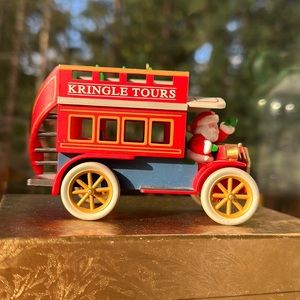 1992 Here Comes Santa #14 - Kringle Tours Hallmark ornament
